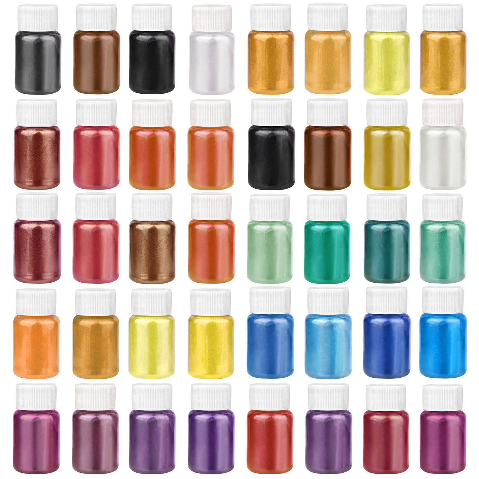 Mica Powder Colorant - 4 Kleuren/Set Parelmoer Poeder Hars Pigment