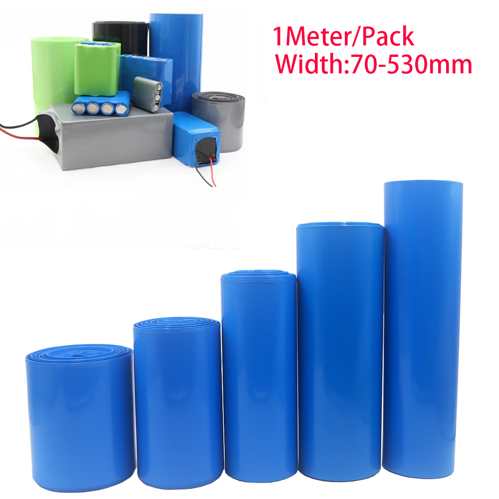 Shrink Wrap Pvc - 1 Meter PVC Van 18650 Batterij