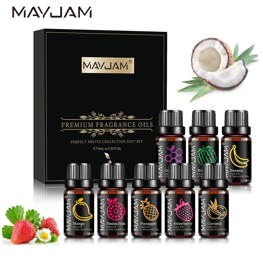 Soap Making Ingredient - MAYJAM Geuroliën Set 8 stuks Geschenkdoos