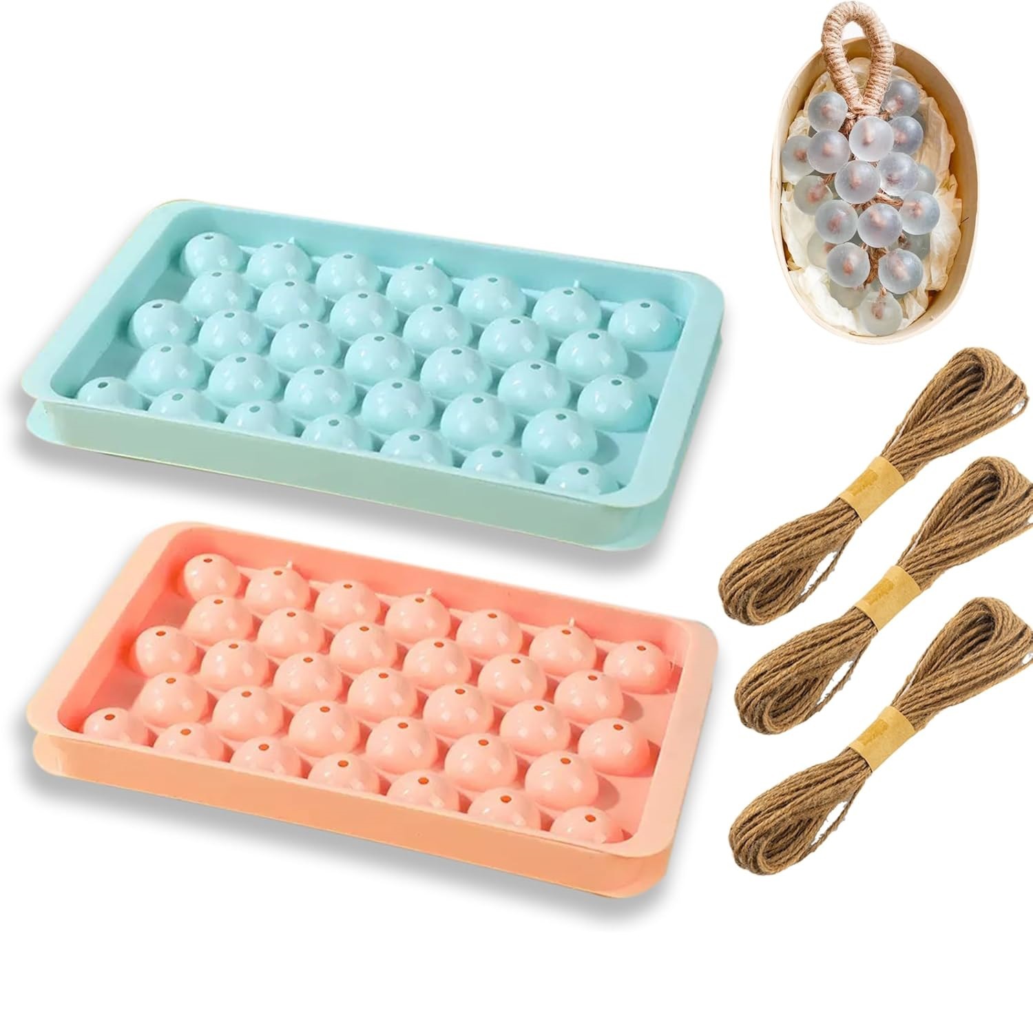 Soap Making Hobby - Grape Cluster Crafting Mold DIY Soap