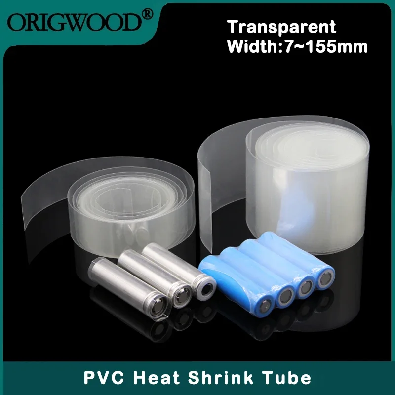 Shrink Wrap Pvc - 7 ~ 155mm Transparante PVC Krimpkous