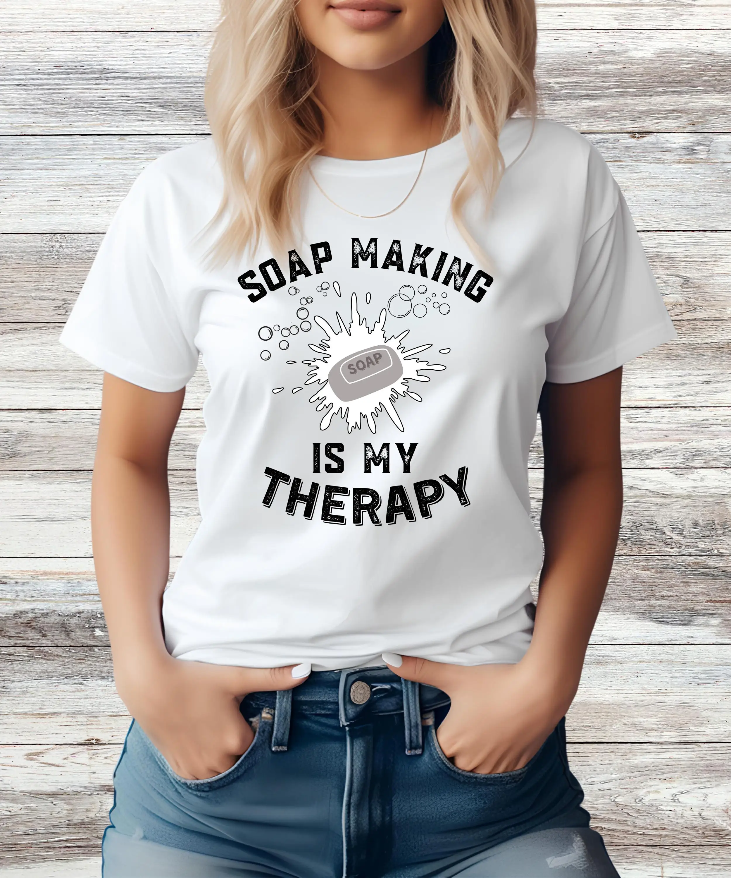 Soap Making Hobby - Zeep maken T-shirtmaker Handgemaakte vrouwenhobby is