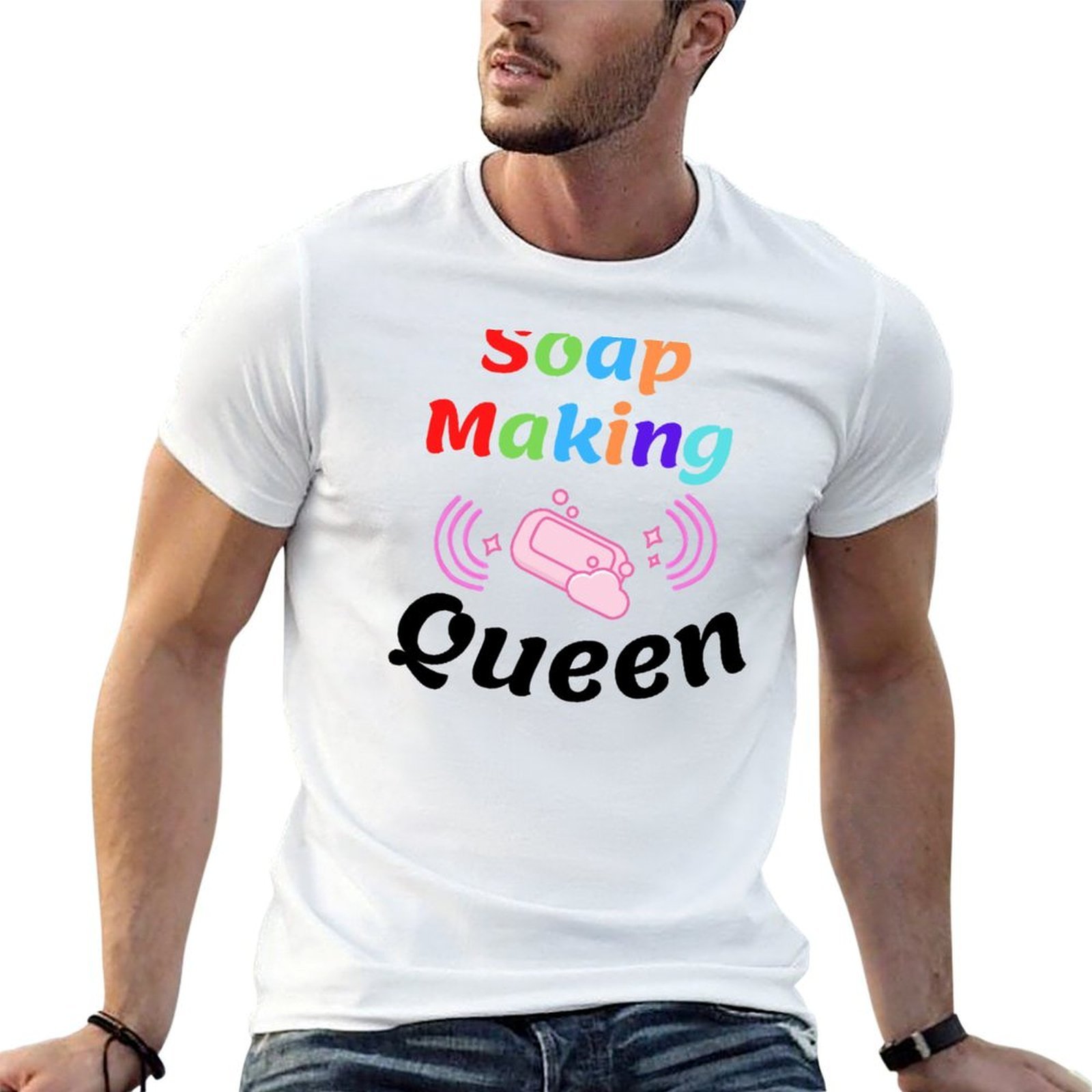 Soap Making Queen - Zeep maken Queen grappig T-shirt groot