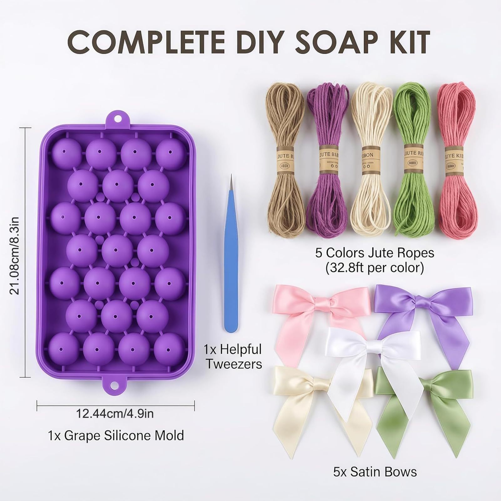 Soap Making Hobby - Creatieve druivenzeepvorm DIY Craft Supply 3D