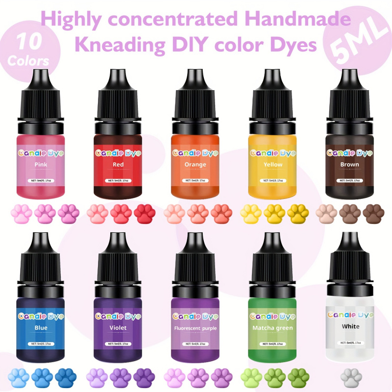 Soap Making Game - Squishy Verf, 5 Ml/fles, 10Meerdere kleuropties