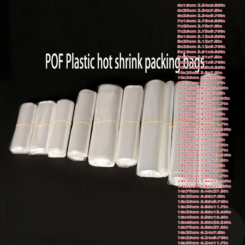 Shrink Wrap Pvc - 100 stks/partij 82 Maten POF Krimpkous