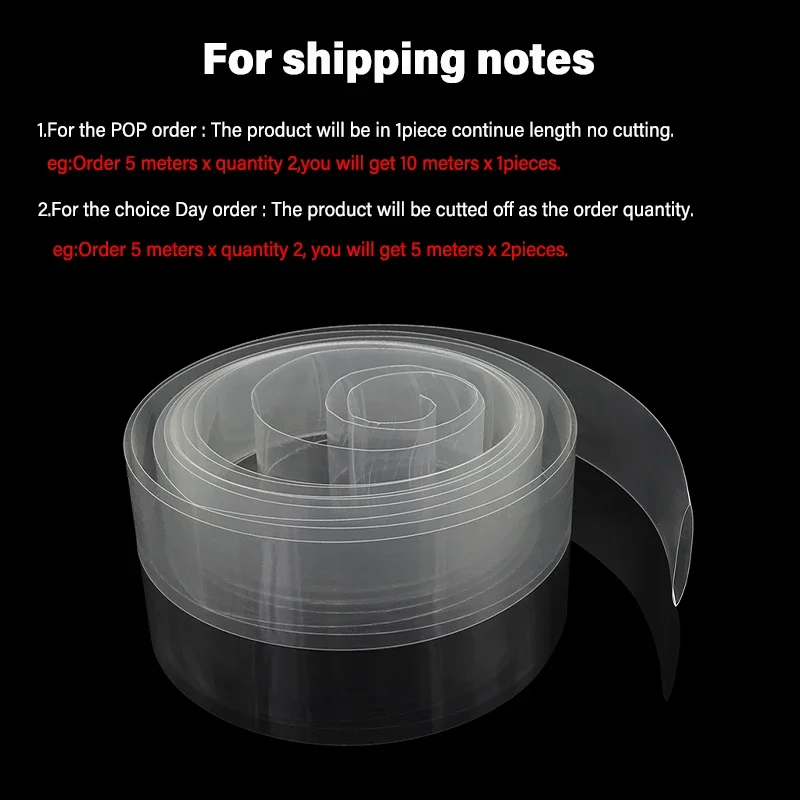 7 ~ 155mm Transparante PVC Kri - Shrink Wrap Pvc recensie en prijs
