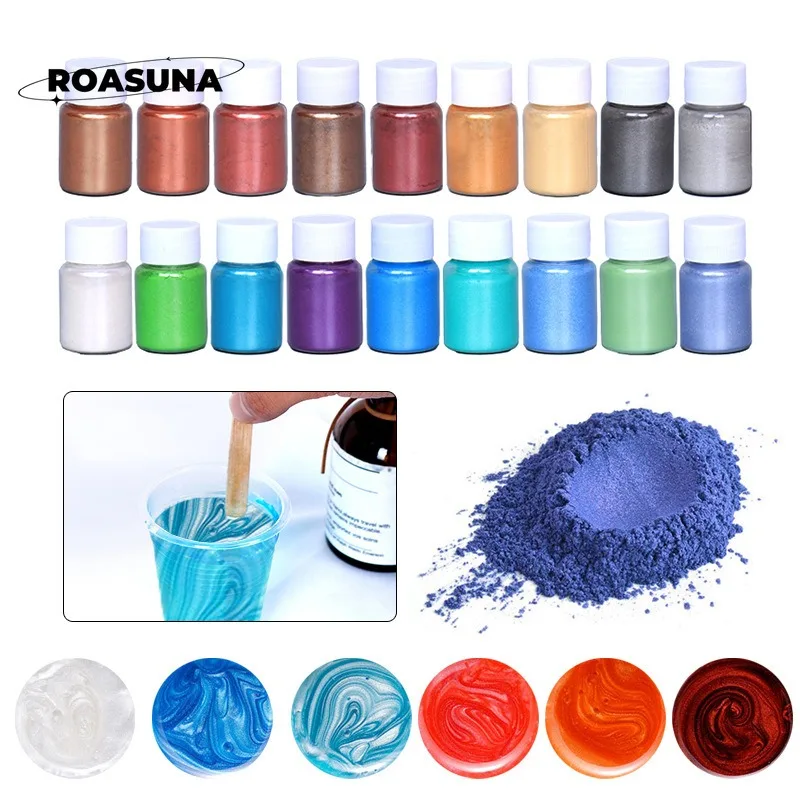 24 kleuren mica parel poeder v - Mica Powder Colorant recensie en prijs