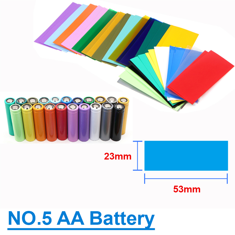 25 ~ 500 stks AA/AAA/18650/217 - Shrink Wrap Pvc recensie en prijs