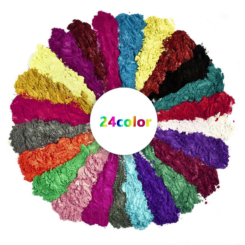 6/24/30 Kleuren Epoxyhars Kleu - Mica Powder Colorant recensie en prijs